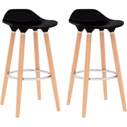 Questo set di 2 sedie da bar, con il suo stile contemporaneo semplicistico, è perfettamente adatto a una varietà di spazi, co ...