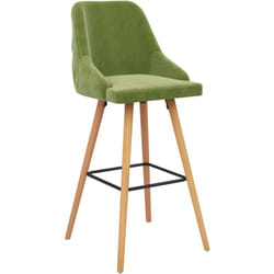 Vidaxl - Sgabelli da Bar 2 pz Verde Chiaro in Velluto 524790