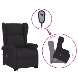 VidaXL 289732, Tessuto, Nero, Cotone, 110 kg, 730 mm, 950 mm