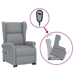 VidaXL 289740 sedia massaggiante elettrica Grigio