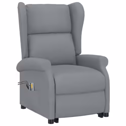 VidaXL 289740 sedia massaggiante elettrica Grigio