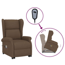VidaXL 289744 sedia massaggiante elettrica Marrone