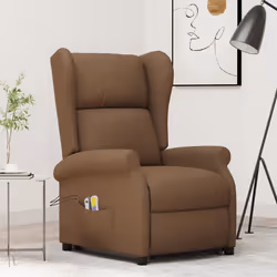 VidaXL 289744 sedia massaggiante elettrica Marrone