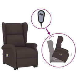 VidaXL 289745 sedia massaggiante elettrica Marrone