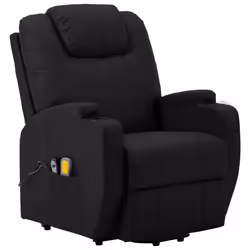 VidaXL 289757 sedia massaggiante elettrica Nero - Vista aggiuntiva 2