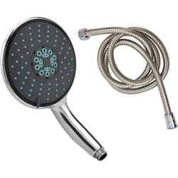 Soffione Doccia Manuale Multifunzionale con Tubo 1,5 m Cromato Vidaxl 79006