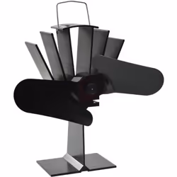 Questo ventilatore per la stufa è il modo più silenzioso per riscaldare un ambiente. Aiuta a far circolare il calore da una s ...