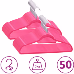 Questo set di appendini è realizzato in plastica e metallo, materiali che rendono il prodotto resistente e robusto e in grado ...