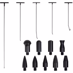 Questo set, facile da utilizzare, per la riparazione delle ammaccature è perfetto per rimuovere ammaccature e graffi sul vost ...