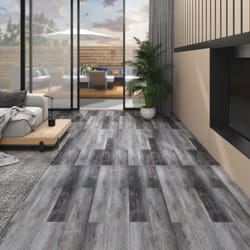 Listoni Pavimento pvc 5,02 m² 2 mm Autoadesivi Grigio Lucido Vidaxl 85205