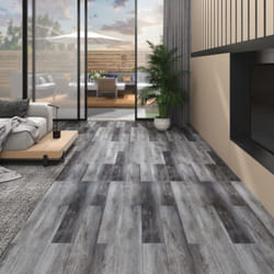 Listoni Pavimenti Non Autoadesivi pvc 5,26m² 2mm Grigio Lucido Vidaxl 30693