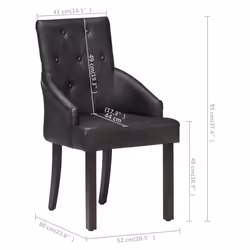 VidaXL 288290 sedia da ristorante e da sala da pranzo - Vista aggiuntiva 8