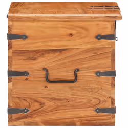 VidaXL 289645 scatola di conservazione Legno di acacia, Ferro - Vista aggiuntiva 4