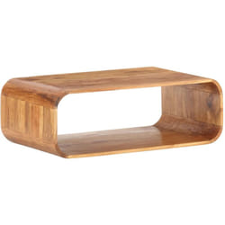 Tavolino da Salotto, Tavolino da caffè 90x50x30 cm in Legno Massello d'Acacia vidaXL
