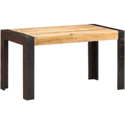 Vidaxl - Tavolo da Pranzo, Tavolo da Cucina 140x70x76 cm in Legno Massello di Mango Grezzo 14580