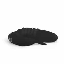 Easytoys - vibratore da dito in silicone nero 1 St - Vista aggiuntiva 3