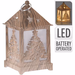 Lanterna led in legno - 4 modelli disponibili 1xcr2032 non inclusi 6,5x6,5x12cm (larghezza/profondità/altezza) . . . Indice d ...