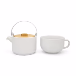 Bredemeijer Umea Set di teiere 500 ml Bianco