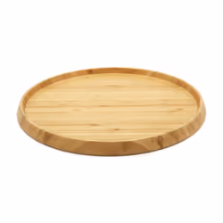Bredemeijer 174002, Vassoio da portata classico, Rotondo, Bamboo, Legno, 350 mm, 350 mm