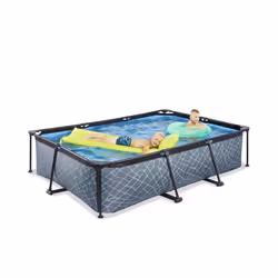 EXIT 30.00.32.00 piscina fuori terra Piscina con bordi Piscina rettangolare 3700 L Grigio - Vista aggiuntiva 4