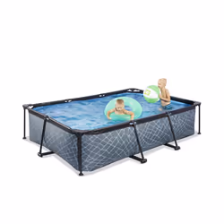 EXIT 30.00.32.00 piscina fuori terra Piscina con bordi Piscina rettangolare 3700 L Grigio - Vista aggiuntiva 5