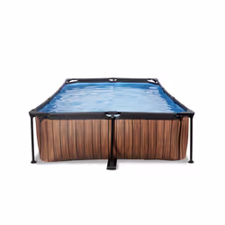 EXIT 30.00.32.10 piscina fuori terra Piscina con bordi Piscina rettangolare 3700 L Marrone