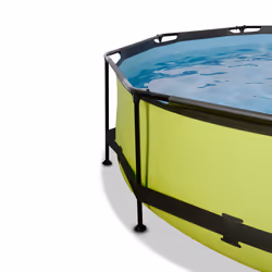 EXIT Lime pool ø360x76cm with dome and filter pump - green Piscina con bordi Piscina rotonda 6125 L Verde - Vista aggiuntiva 4
