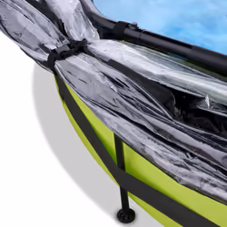 EXIT Lime pool ø360x76cm with dome and filter pump - green Piscina con bordi Piscina rotonda 6125 L Verde - Vista aggiuntiva 5