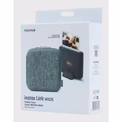 Fujifilm 70100162647 accessorio per stampanti portatili Custodia protettiva Grigio 1 pz instax Link WIDE - Vista aggiuntiva 3