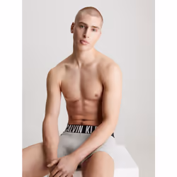 Calvin Klein 000NB3608A-MPI-M Pantaloncino Boxer Nero, Grigio, Bianco - Vista aggiuntiva 4