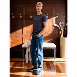 Tommy Hilfiger DM0DM09586C87 Maglietta Girocollo Cotone, Poliestere - Vista aggiuntiva 5