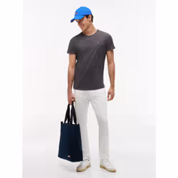 Tommy Hilfiger DM0DM09586BDS Maglietta Girocollo Cotone, Poliestere - Vista aggiuntiva 2
