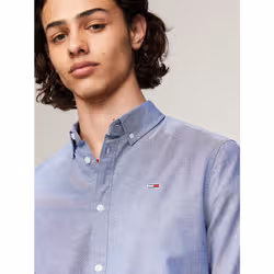 Tommy Hilfiger DM0DM09594C87 Camicia Collo botton down Cotone, Elastan - Vista aggiuntiva 4