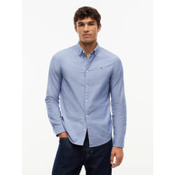 Tommy Hilfiger DM0DM09594C87 Camicia Collo botton down Cotone, Elastan