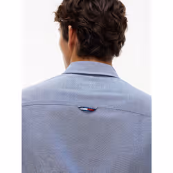 Tommy Hilfiger DM0DM09594C87 Camicia Collo botton down Cotone, Elastan - Vista aggiuntiva 3