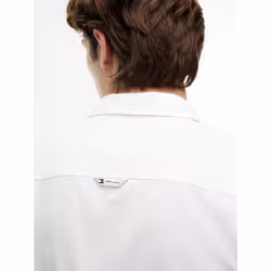 Tommy Hilfiger DM0DM09594YBR Camicia Collo botton down Cotone, Elastan - Vista aggiuntiva 4