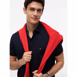 Tommy Hilfiger MW0MW17770DW5 Collo Polo Cotone, Elastan - Vista aggiuntiva 3