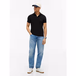 Tommy Hilfiger MW0MW17771BDS Polo Collo Polo Cotone, Elastan - Vista aggiuntiva 2
