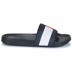 ciabatte Tommy Hilfiger Rubber Th Flag Pool Slide Nero - 41