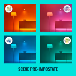 WiZ Striscia LED WiFi, Luce Bianca o Colorata Dimmerabile, 4 M, 11W, Alimentatore Incluso, Tecnologia SpaceSense, Controllo Vocale (Alexa, Apple HomeKit, Google Home) - Vista aggiuntiva 8