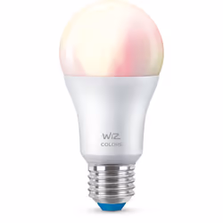 WiZ 8720169071919, Lampadina intelligente, Wi-Fi, Bianco, LED integrato, E27, A60