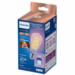 Philips Lampadina trasparente a filamento 40 W ST64 E27