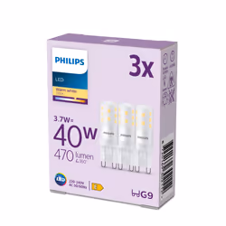 Philips 8720169302112, 3,7 W, 40 W, G9, 470 lm, 15000 h, Bianco caldo