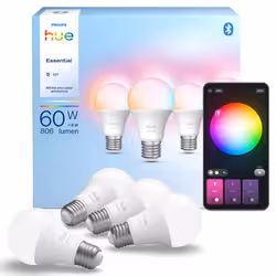 Philips Essential A60 - lampadina smart E27 - 806 lm - 8 W - confezione da 4 - Vista aggiuntiva 2