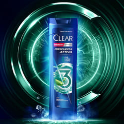 Clear FRESCHEZZA ATTIVA 3IN1 225 ml Shampoo, balsamo e corpo 3 in 1 Non professionale Uomo