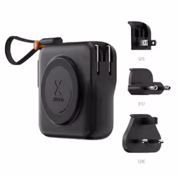 Xtorm XTPP101 batteria portatile Polimeri di litio (LiPo) 10000 mAh Carica wireless Nero - Vista aggiuntiva 5
