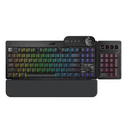 Mountain Everest Max tastiera Gaming USB QWERTZ Tedesco Nero