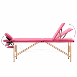 Lettino da Massaggio a 3 Sezioni in Legno Rosacod mxl 103061 - Vista aggiuntiva 3