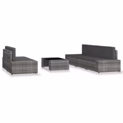 VidaXL 3054600 set mobili da esterno Antracite, Grigio - Vista aggiuntiva 2