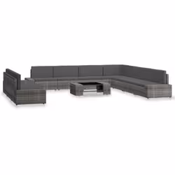 VidaXL 3054610 set mobili da esterno Antracite, Grigio - Vista aggiuntiva 2